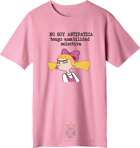 Polera Helga - Bienaventurada - Hey Arnold - A - Estampaking