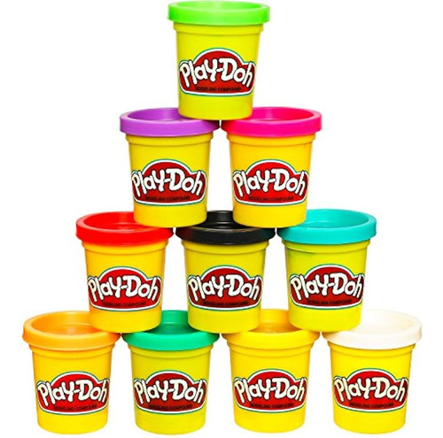 Masa Moldeable De Colores Paquete 10 Juguete Play-doh ;o