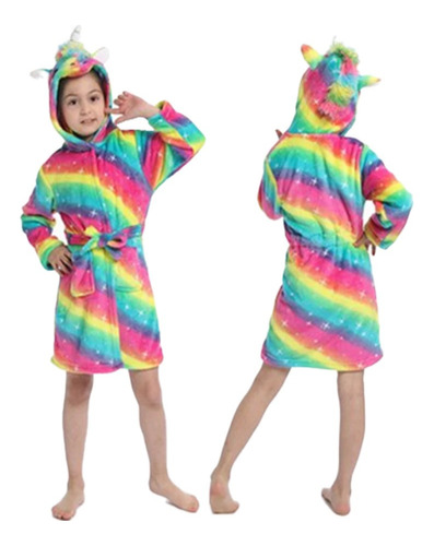 Bata De Baño Infantil Unicornio Samano.uy