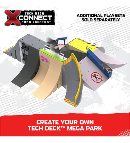 Tech Deck, Power Flippin, X-connect Park Creator, Juego De R