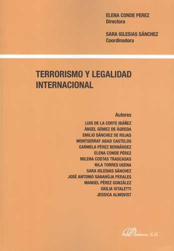 Libro Terrorismo Y Legalidad Internacional