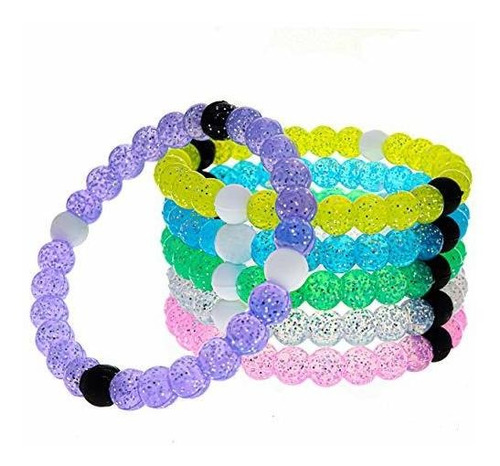 Saco De Rana 6 Piezas Pulseras De Brillo Para Niñas, Pulser