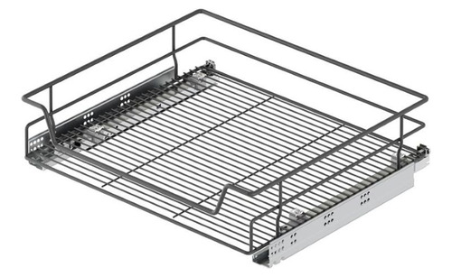 Cesta Extensible Con Guia Tandem Blum Starax 60 Cm Cromo