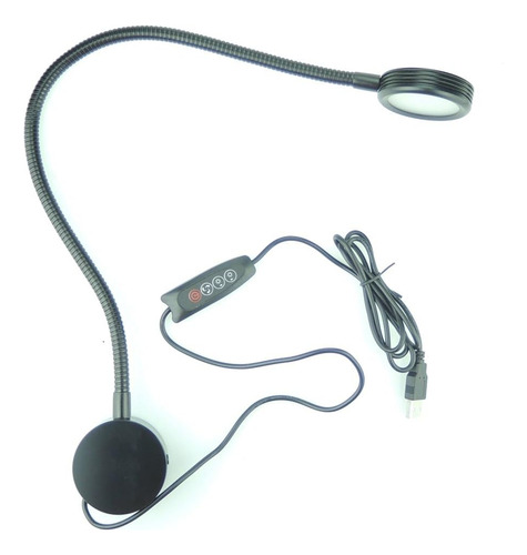 Lámpara Led De Lectura Flexible Y Regulable Con Usb