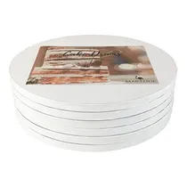 Comprar Bases Para Pasteles Tambores Redondos Blancos, Resistentes.