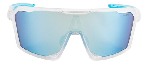 Lentes De Sol Umbro Deportivos Mod 503 C4 Bco Azu Lente Azul Claro Varilla Blanco Armazón Blanco Diseño Deportivo