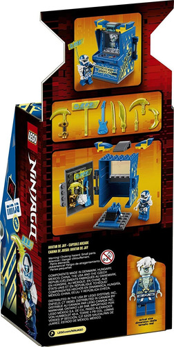 Lego Ninjago Jay Avatar - Arcade Pod 71715 Mini Arcade, Jueg