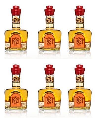 1921 Tequila Añejo 100% Agave 750ml. Caja 6pzs