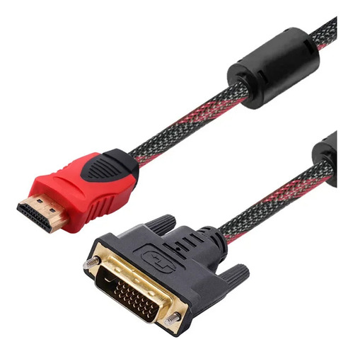 Cable Hdmi A Dvi Neutral Marca 1080p Hd Negro 10 M