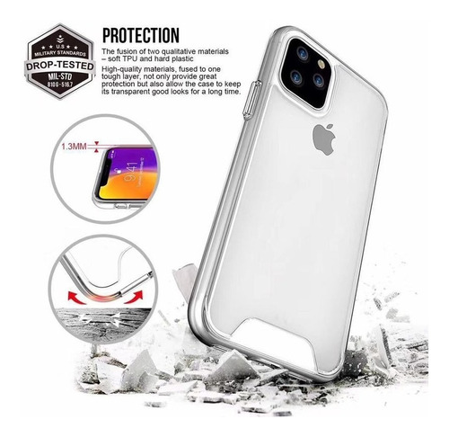 Funda Transparente Space Rigida Para Samsung A21s Oferta