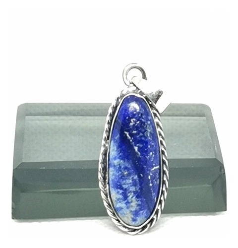 Dije Lapislazuli En Plata