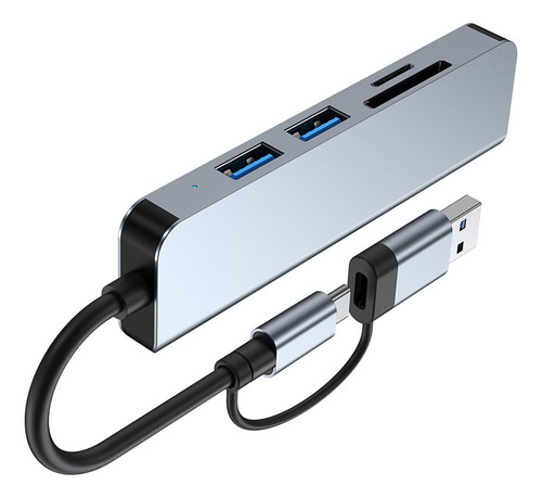 Multi Puerto Usb3.0 Y Usb C Hub Convertidor De Estación De