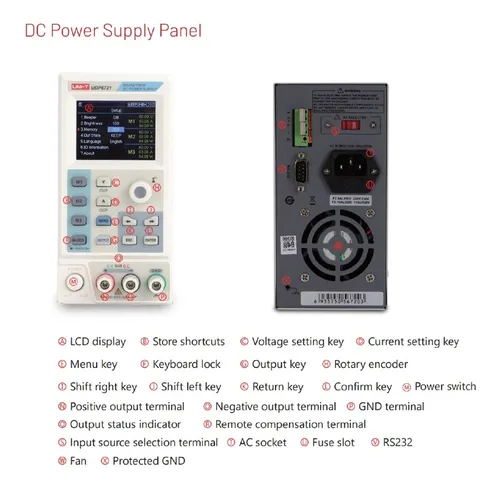 Fuente Switching Cc Programable Uni-t Udp6720 Emakers