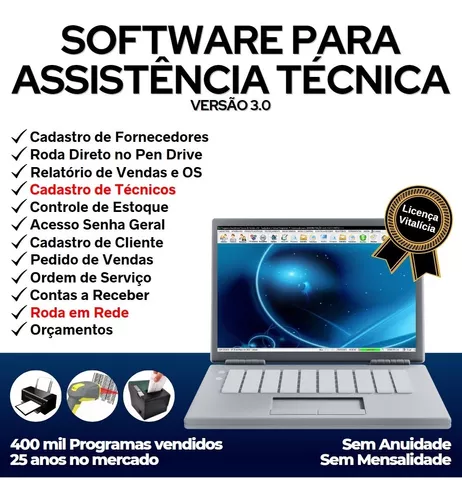 Programa Ordem De Serviço E Vendas E Estoque V3.0