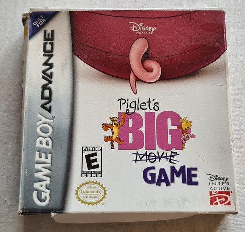 Juego Piglet's Big Movie Game Gameboy Advance 