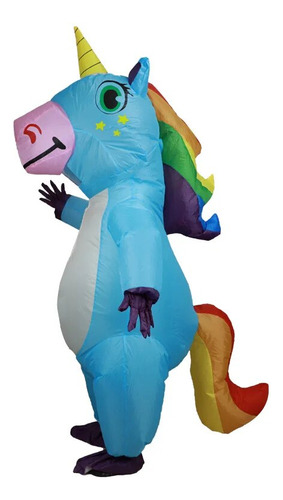 Lindo Vestido De Mascota, Disfraz Inflable De Unicornio