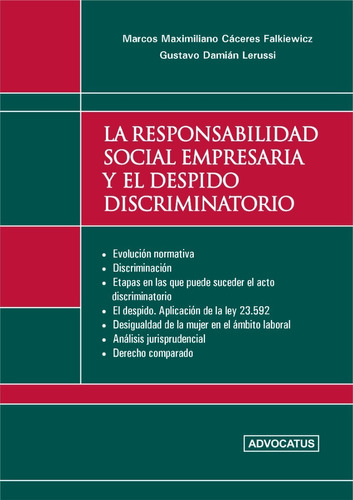 Responsabilidad Social Empresaria Y Despido Discri - Caceres