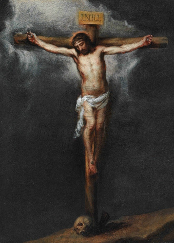 Lienzo Canvas Arte Sacro Esteban Murillo Crucifixión 140x100