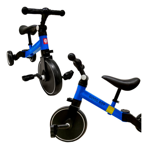 Triciclo Y Bici De Balance Para Niños 2 Azul En 1 Bm Toys