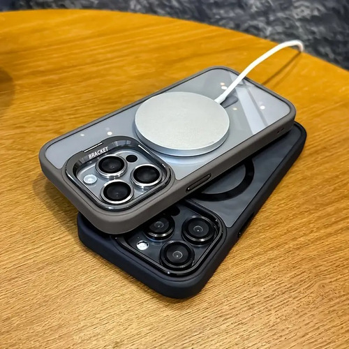Funda Para iPhone Magsafe Uso Rudo Con Mica Lentes Cámara