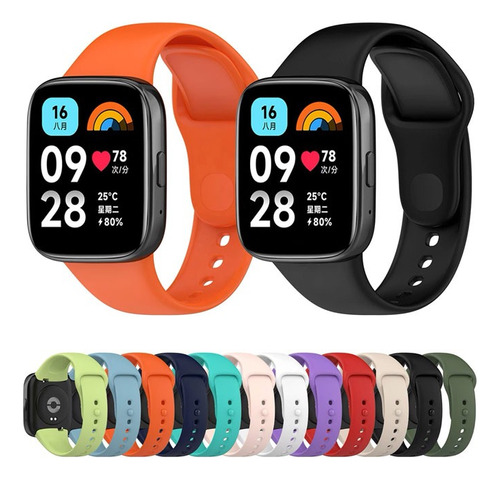 Correa Para Xiaomi Redmi Watch 3 Active Banda De Silicone