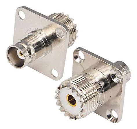 Pack De 2 Adaptadores Coaxiales Bnc A Uhf So239
