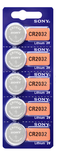 05 Pilas Cr2032 Sony - Batería Original 2032