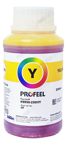Tinta Corante 250ml Profeel H8950 Compatível Para H_p