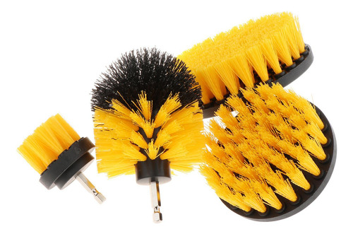 Kit De Cepillo De Taladro Resistente Para Amarillo