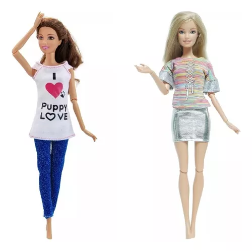 conjunto Barbie 2 Pçs