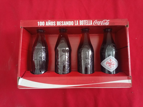 Pack 4 Botellas Cocacola 100 Años