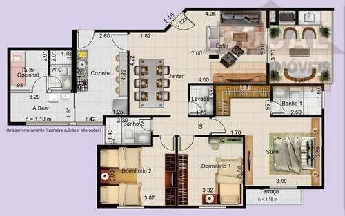 Imagem 1 de 1 de Cota Grupo 11 | 3 Dorms (1 Suíte) | Embu Das Artes - Rp0183 - 68459542