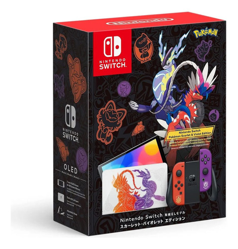 Consola Nintendo Switch Oled  Pokémon Scarlett & Violet Jp