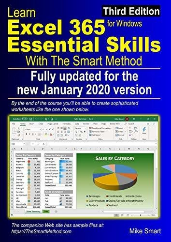 Book : Learn Excel 365 Essential Skills With The Smart _l