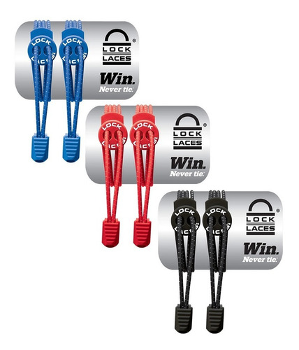 Lock Laces - Los Cordones Sin Atar - Agujetas Para Tenis