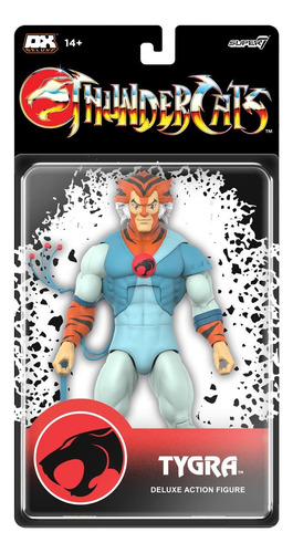 Tigro (tygra) Thundercats Deluxe Super 7 Figura 7 Pulg.