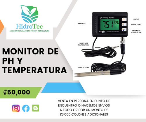 Monitor De Ph Y Temperatura