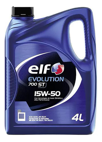 Aceite Para Motor Elf Evolution 700st Semi Sintetico 15w50 4