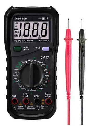 Multitester Digital Temperatura Microlab