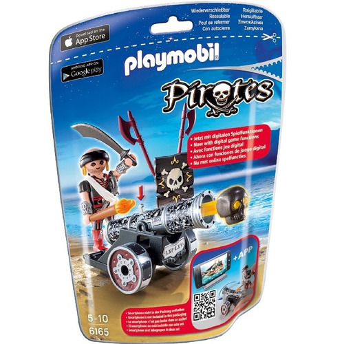 Playmobil Piratas 6165 Corsario Con Cañón Interactivo Intek