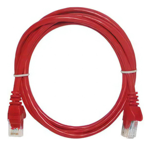 Patch Cord Seccon Cat5 2.5mt Vermelho Cy-pc2.5m-5-rd