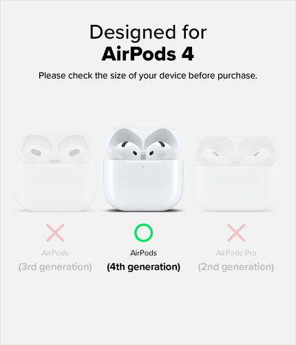 Carcasa Funda Ringke Para AirPods 4 Silicona