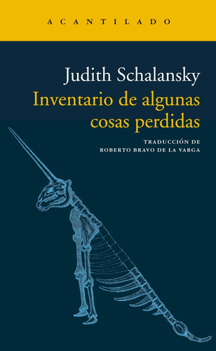Inventario De Algunas Cosas Perdidas - Schalansky, Judith