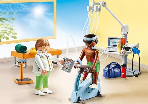 Figura Armable Playmobil City Life Fisioterapeuta 39 Piezas