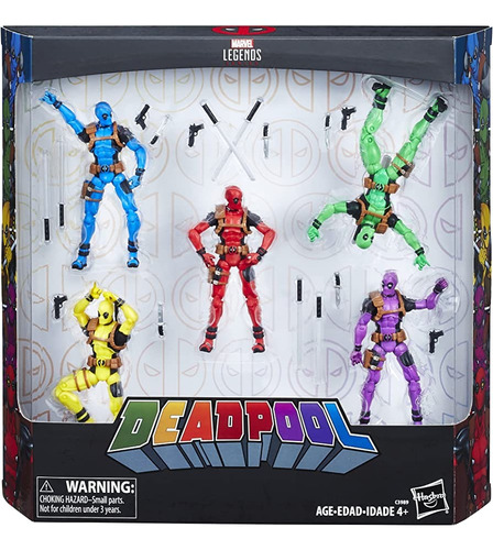 Marvel Legends Deadpool's Rainbow Squad 5-pack