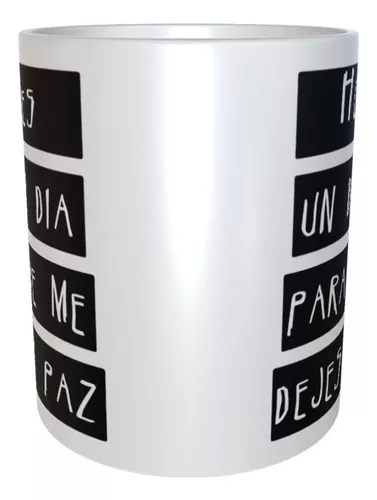 Taza Miss Miserable Hoy es un buen día… Blanco