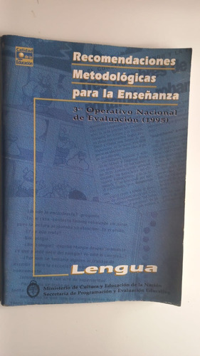 Recomendaciones Metodológicas Para La Enseñanza Lengua 1997