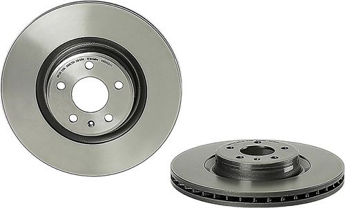 Set Discos Ventilados Front Brembo Audi A4 Quattro 17 - 22