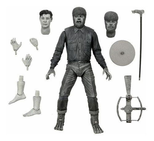 Wolf Man Black & White Universal Monsters Ultimate Neca