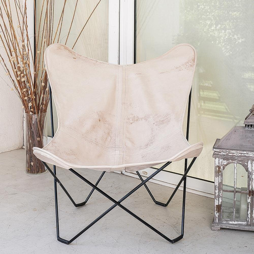 Sillon Bkf Leder Hd De Cuero Vacuno Vintage Tiza